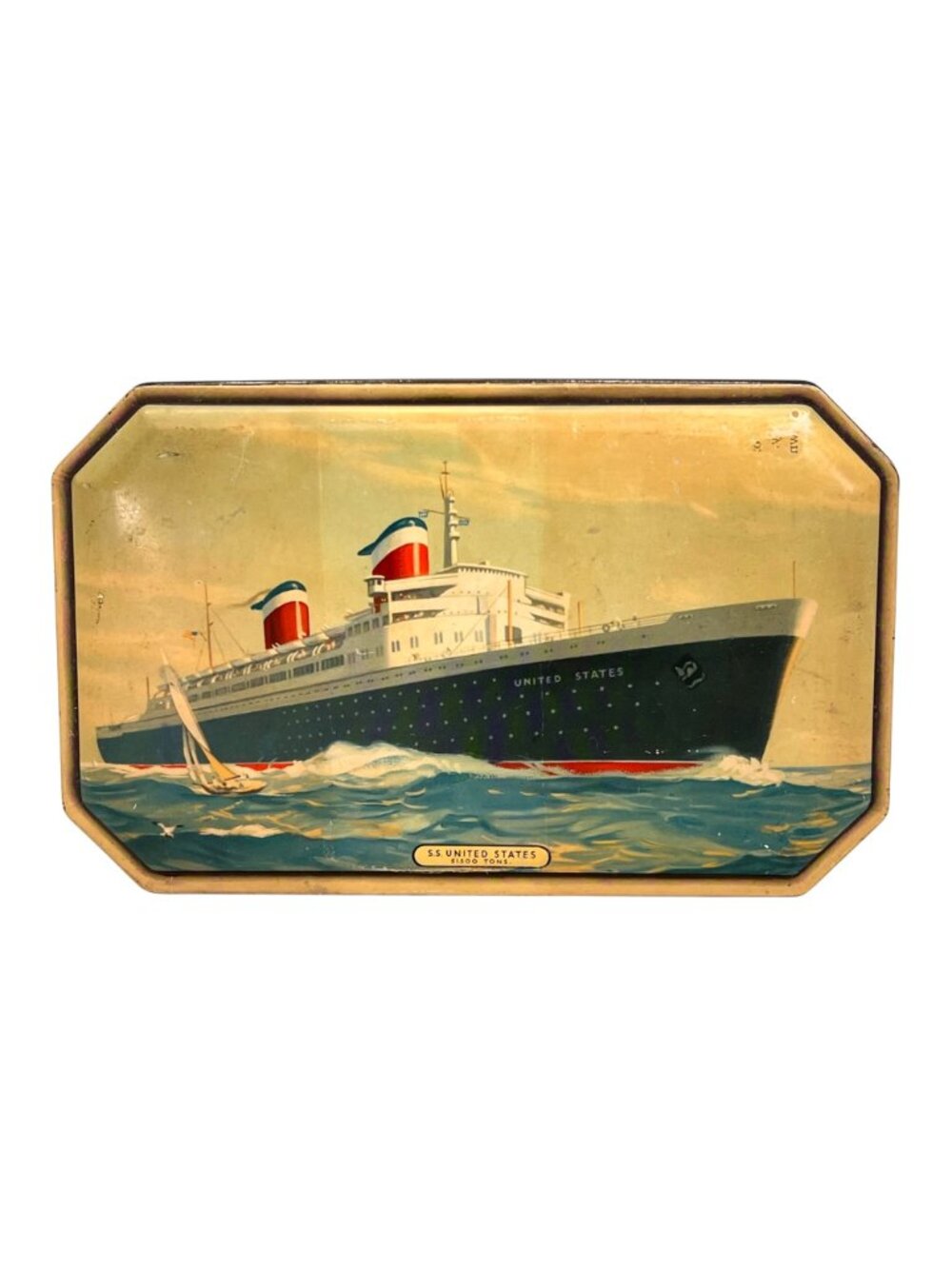Vintage Bensons English Confectionery Tin SS United States Shawshank Redemption - Picture 2 of 10